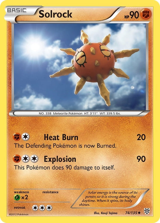 Image for Solrock (74/135) - Pokemon