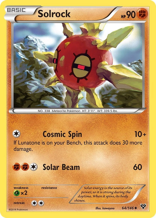 Image for Solrock (64/146) - Pokemon