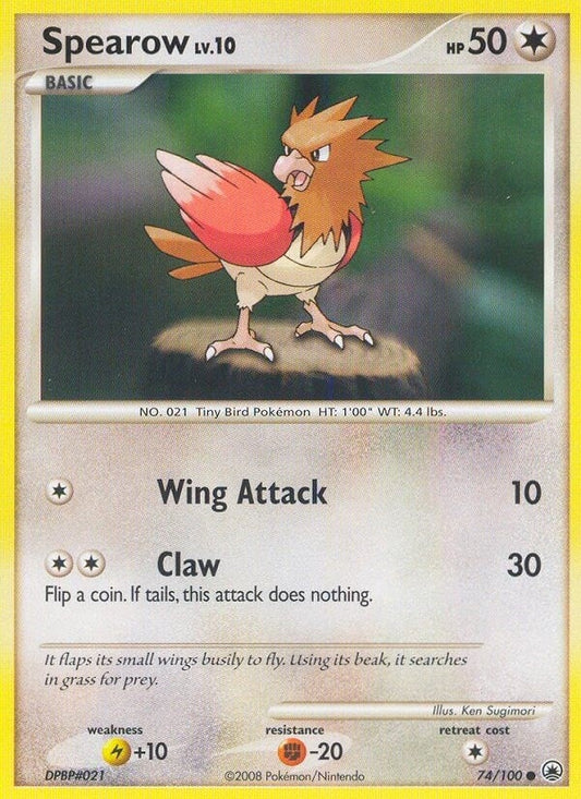 Image for Spearow (74/100) - Pokemon
