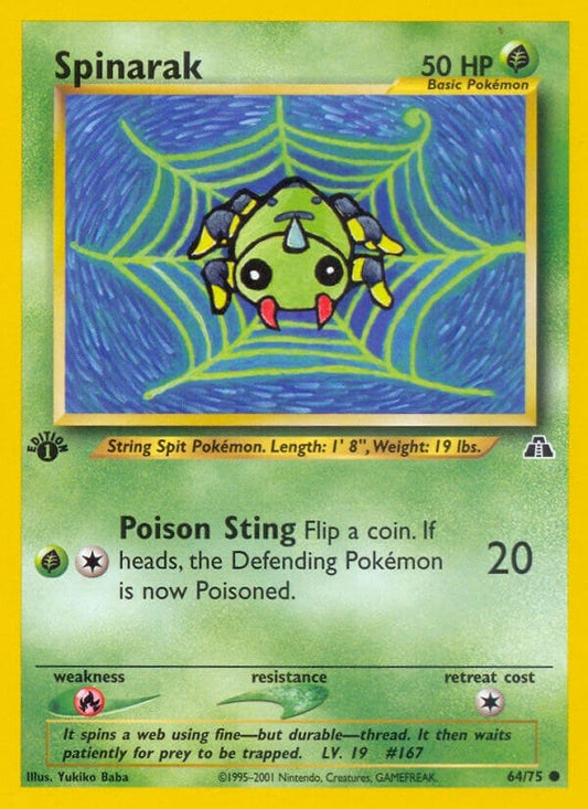 Image for Spinarak (64/75) - Pokemon