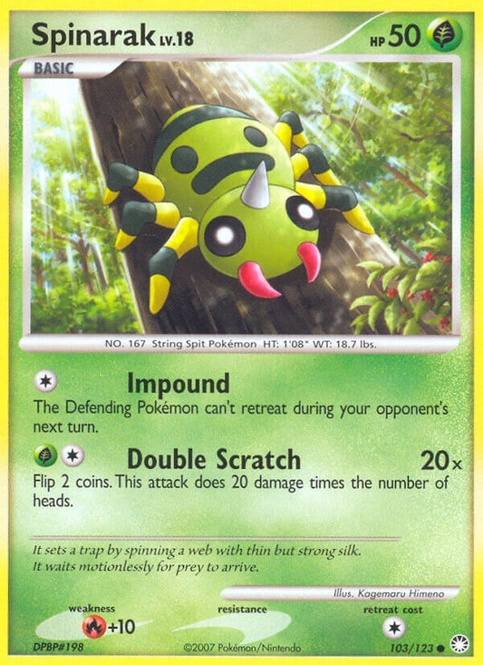 Image for Spinarak (103/123) - Pokemon