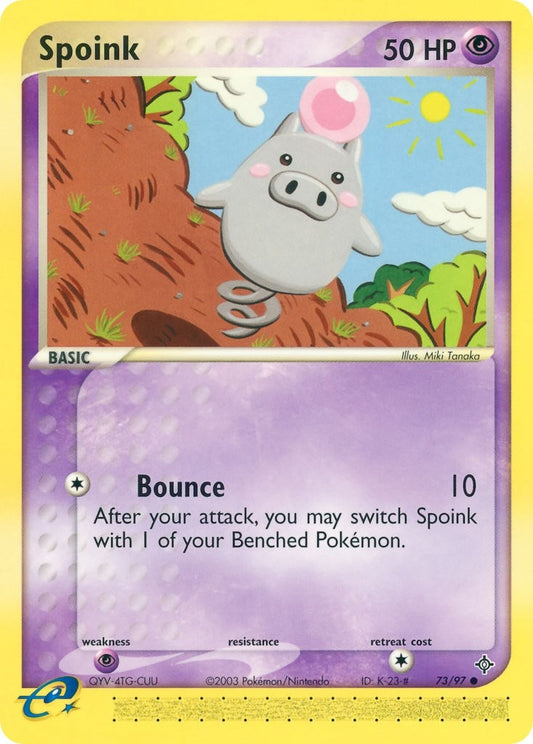 Image for Spoink (73/97) - Pokemon