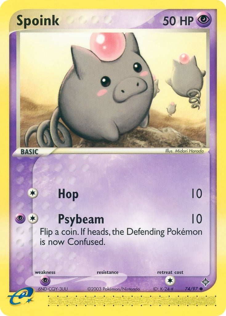 Image for Spoink (74/97) - Pokemon