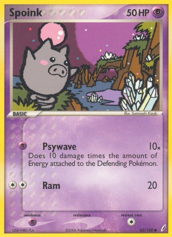 Image for Spoink (62/100) - Pokemon