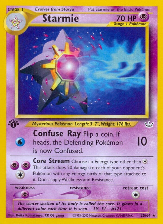 Image for Starmie (25/64) - Pokemon