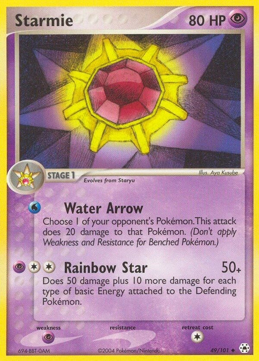 Image for Starmie (49/101) - Pokemon