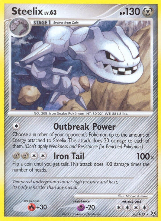 Image for Steelix (28/100) - Pokemon