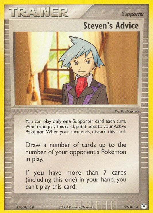 Image for Steven's Advice (92/101) - Pokemon