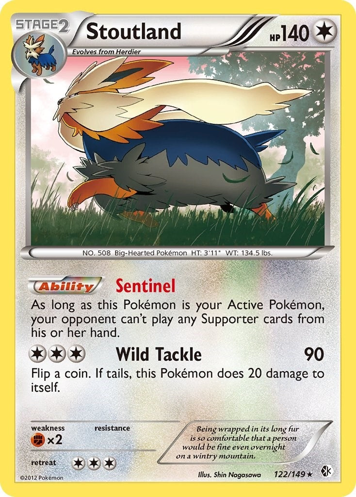 Image for Stoutland (122/149) - Pokemon