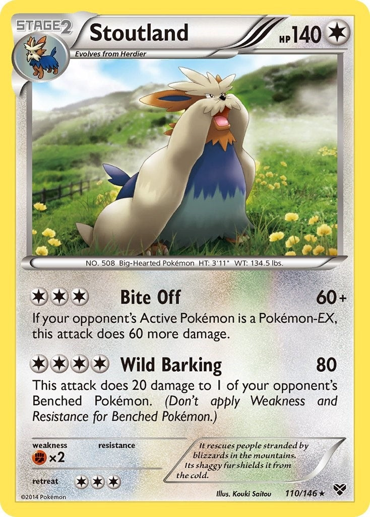 Image for Stoutland (110/146) - Pokemon