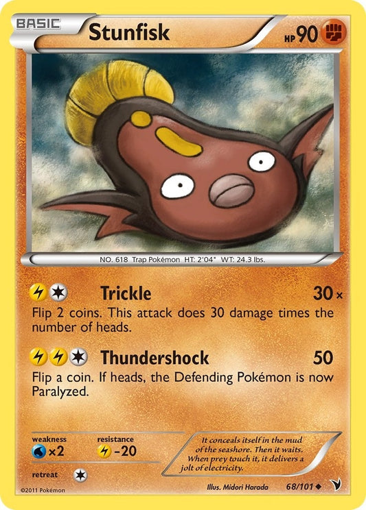 Image for Stunfisk (68) (68/101) - Pokemon