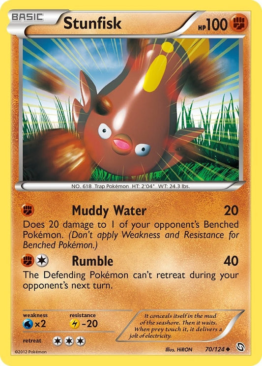 Image for Stunfisk (70/124) - Pokemon