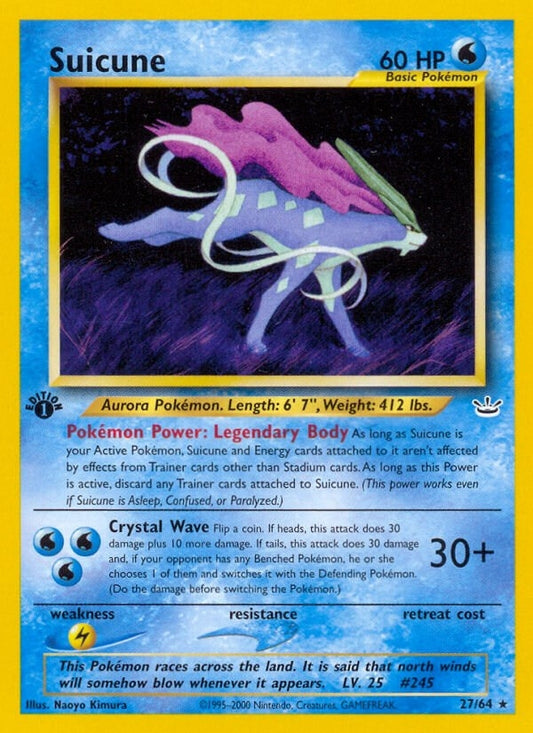 Image for Suicune (27) (27/64) - Pokemon