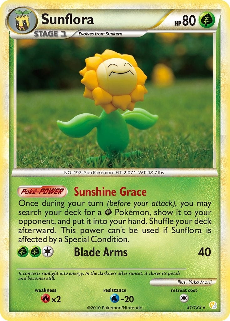 Image for Sunflora (31/123) - Pokemon