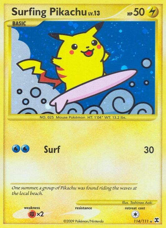 Image for Surfing Pikachu (114/111) - Pokemon