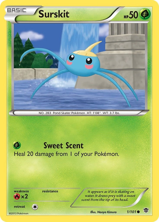 Image for Surskit (1/101) - Pokemon