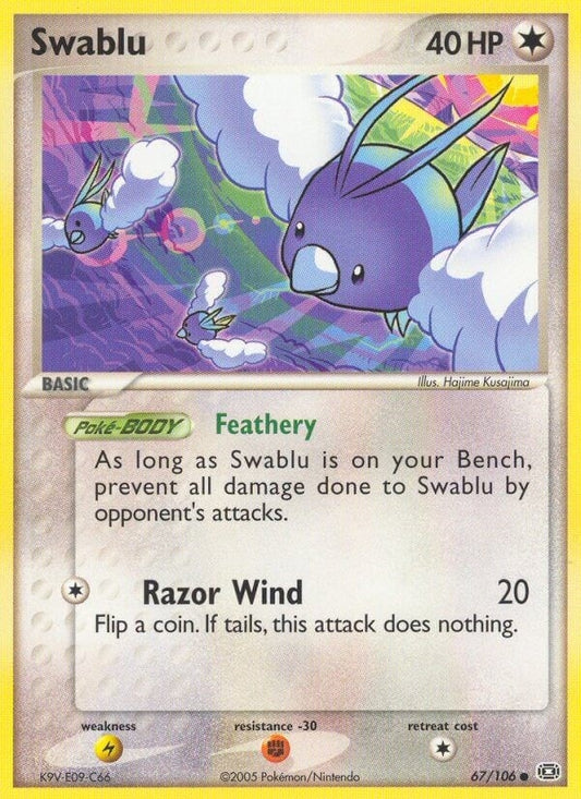 Image for Swablu (67/106) - Pokemon
