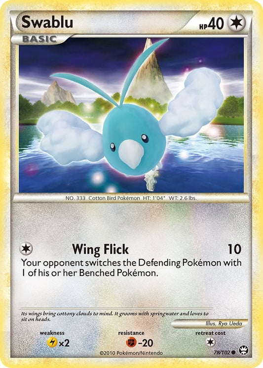 Image for Swablu (78/102) - Pokemon