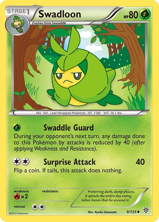 Image for Swadloon (9/135) - Pokemon