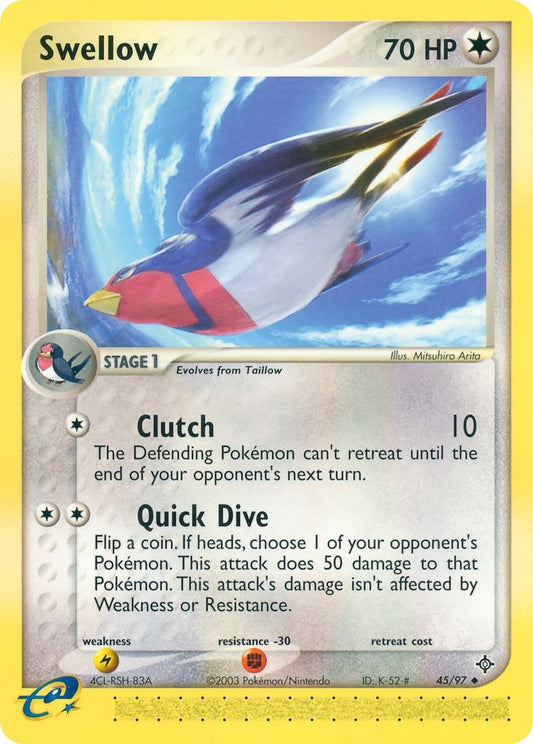 Image for Swellow (45/97) - Pokemon