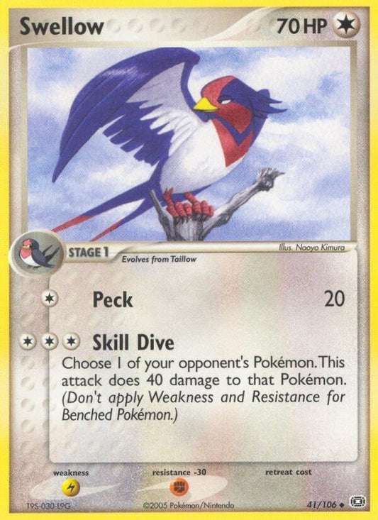 Image for Swellow (41/106) - Pokemon