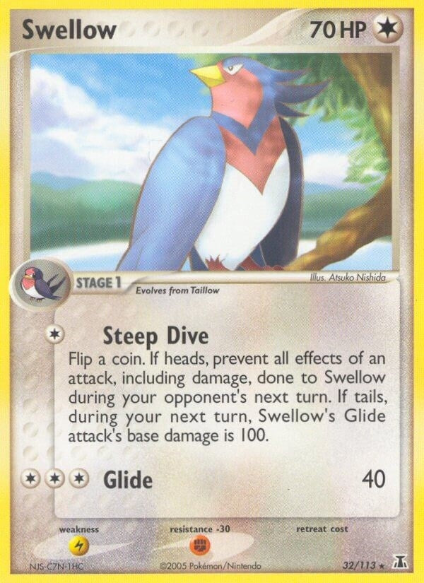 Image for Swellow (32/113) - Pokemon