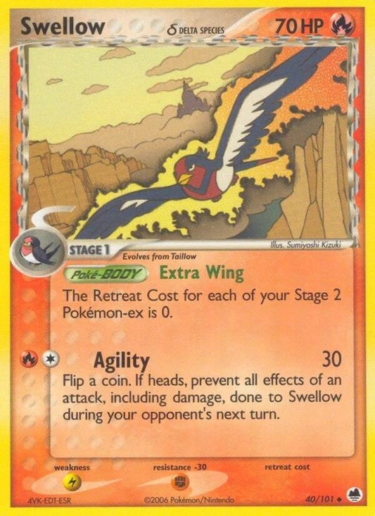 Image for Swellow (Delta Species) (40/101) - Pokemon