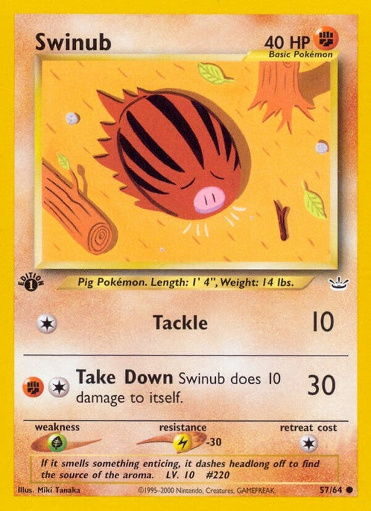 Image for Swinub (57/64) - Pokemon