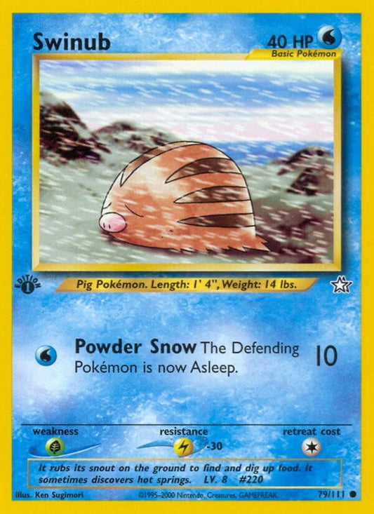 Image for Swinub (079/111) - Pokemon