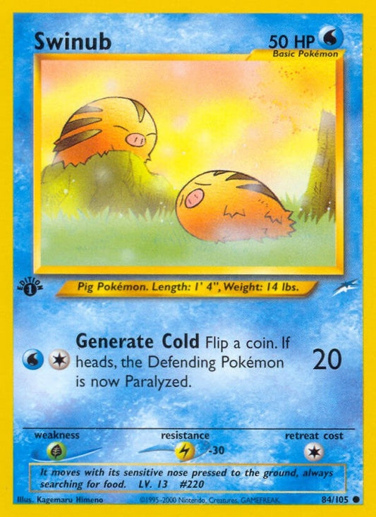 Image for Swinub (084/105) - Pokemon