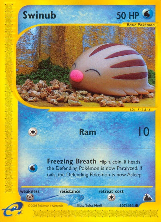 Image for Swinub (107) (107/144) - Pokemon