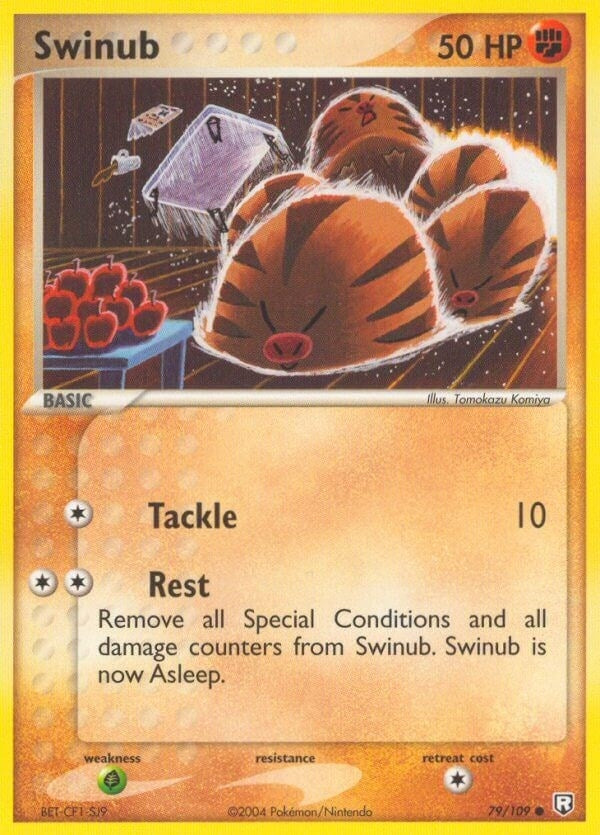 Image for Swinub (79/109) - Pokemon
