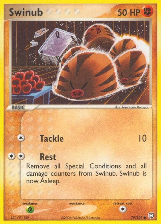 Image for Swinub (79/109) - Pokemon