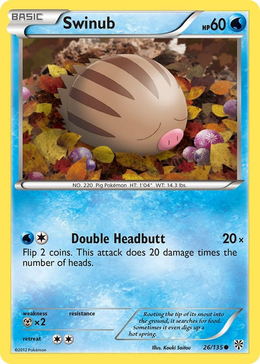 Image for Swinub (26/135) - Pokemon