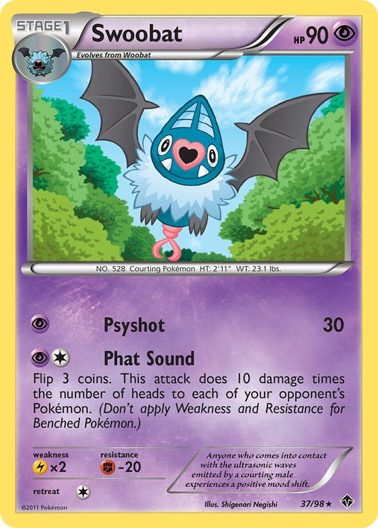 Image for Swoobat (37/98) - Pokemon