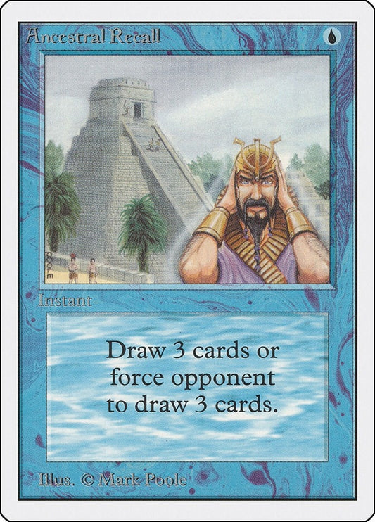 Image for Ancestral Recall - Magic: The Gathering