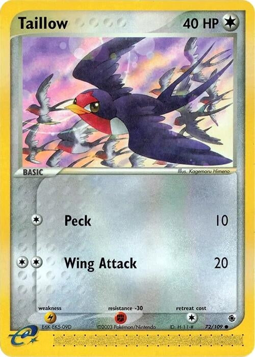 Image for Taillow (72/109) - Pokemon