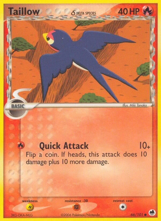 Image for Taillow (Delta Species) (66/101) - Pokemon