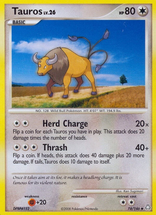 Image for Tauros (74/146) - Pokemon