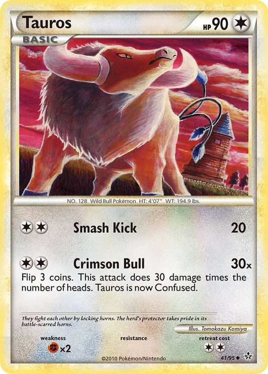 Image for Tauros (41/95) - Pokemon