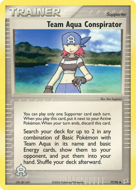 Image for Team Aqua Conspirator (77/95) - Pokemon