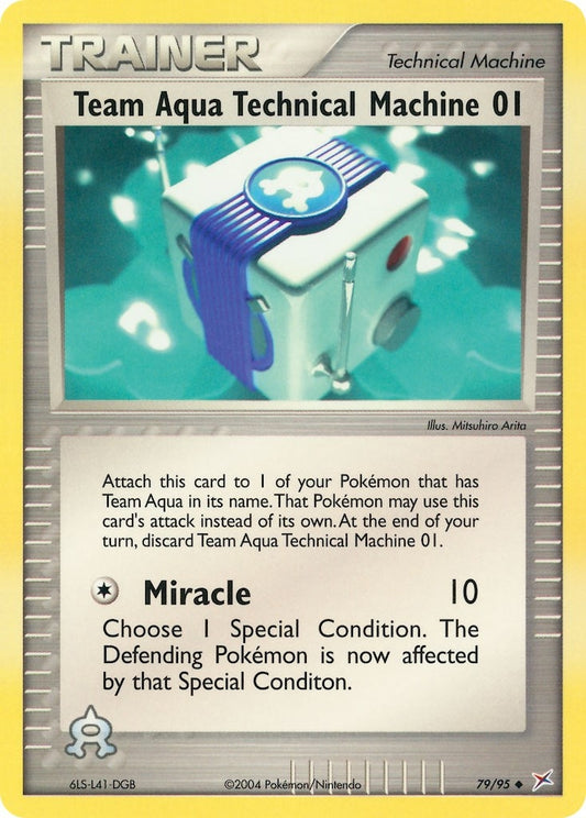 Image for Team Aqua Technical Machine 01 (79/95) - Pokemon