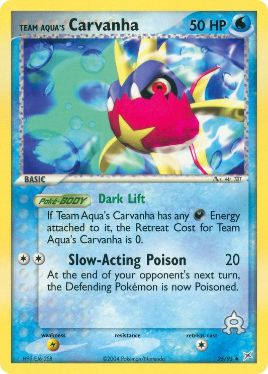 Image for Team Aqua's Carvanha (25/95) - Pokemon