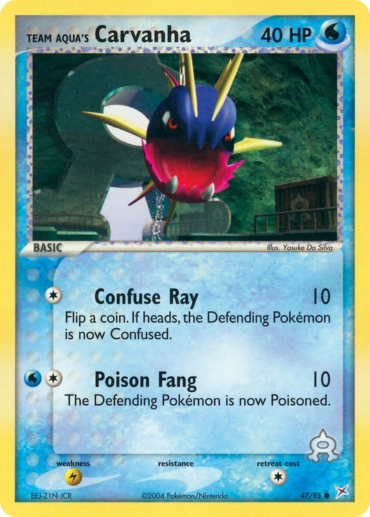 Image for Team Aqua's Carvanha (47/95) - Pokemon