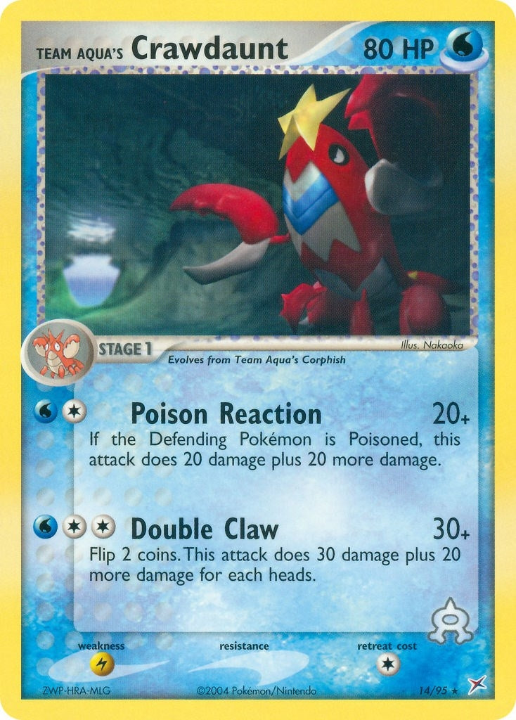 Image for Team Aqua's Crawdaunt (14/95) - Pokemon