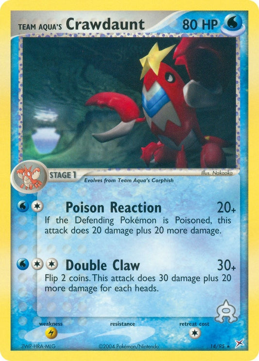 Image for Team Aqua's Crawdaunt (14/95) - Pokemon