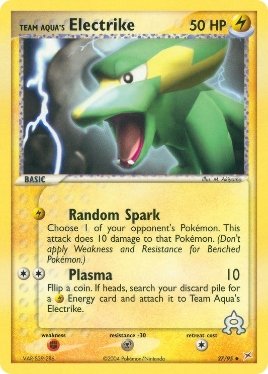 Image for Team Aqua's Electrike (27/95) - Pokemon