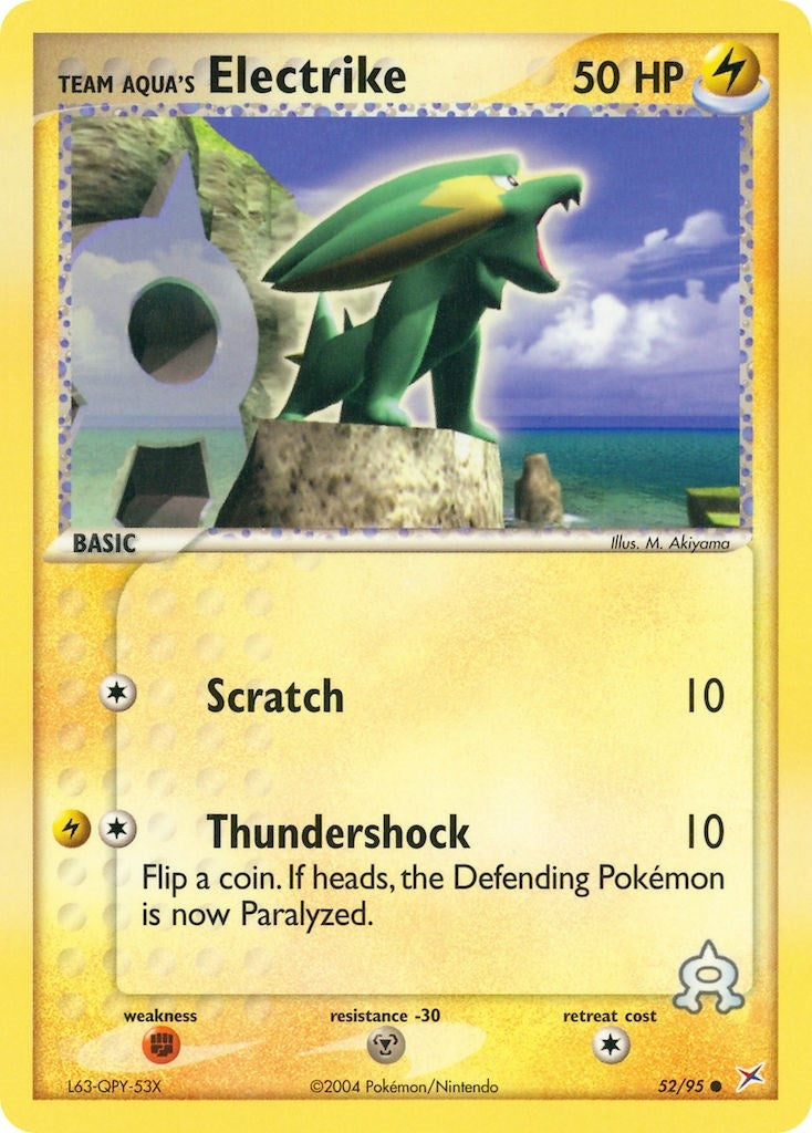 Image for Team Aqua's Electrike (52/95) - Pokemon