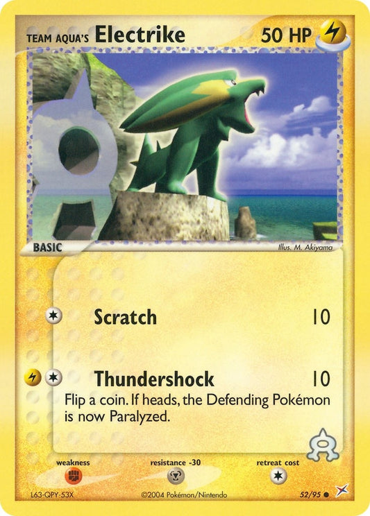 Image for Team Aqua's Electrike (52/95) - Pokemon