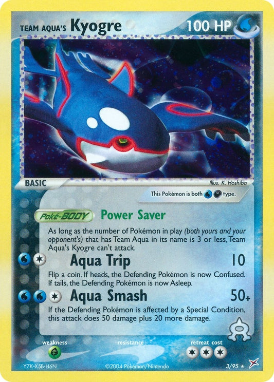 Image for Team Aqua's Kyogre (3/95) - Pokemon